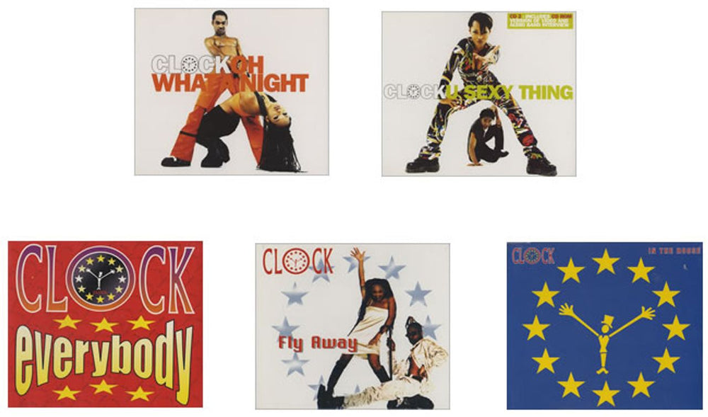Clock Quantity of 6 CD Singles UK 6-CD album set CEZ6CQU438050