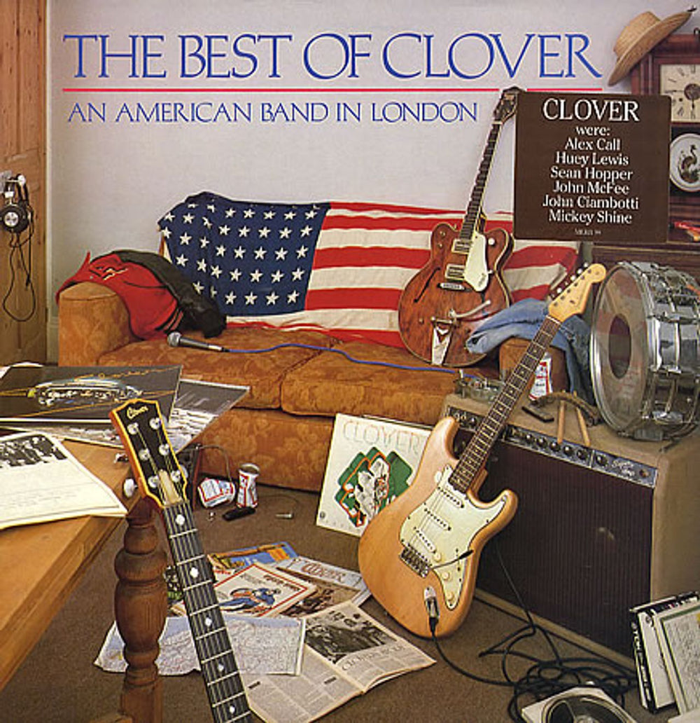 Clover The Best Of Clover UK vinyl LP album (LP record) MERB98