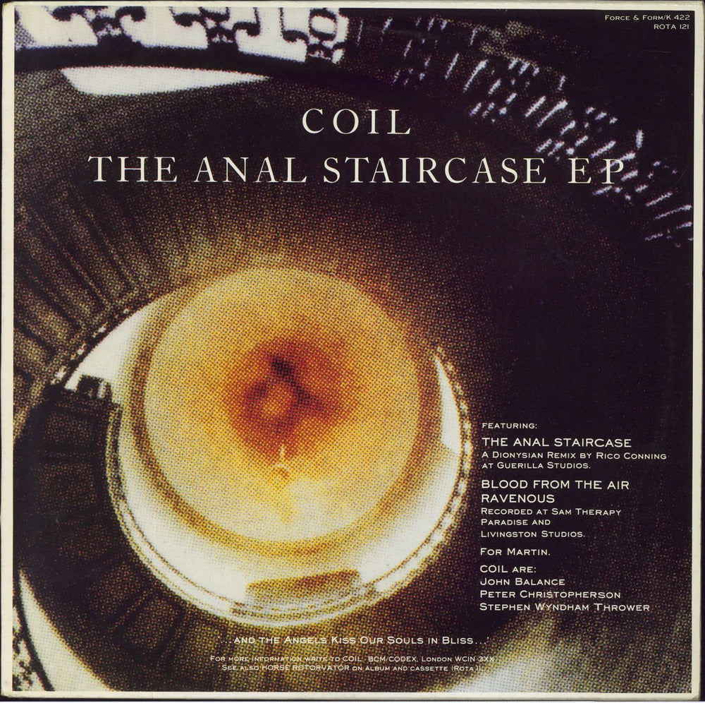 Coil The Anal Staircase EP UK 12" vinyl single (12 inch record / Maxi-single) ROTA121