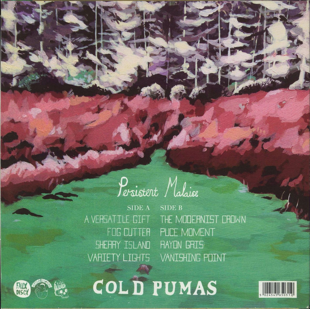 Cold Pumas Persistent Malaise - 180gm UK vinyl LP album (LP record) 3268440702145