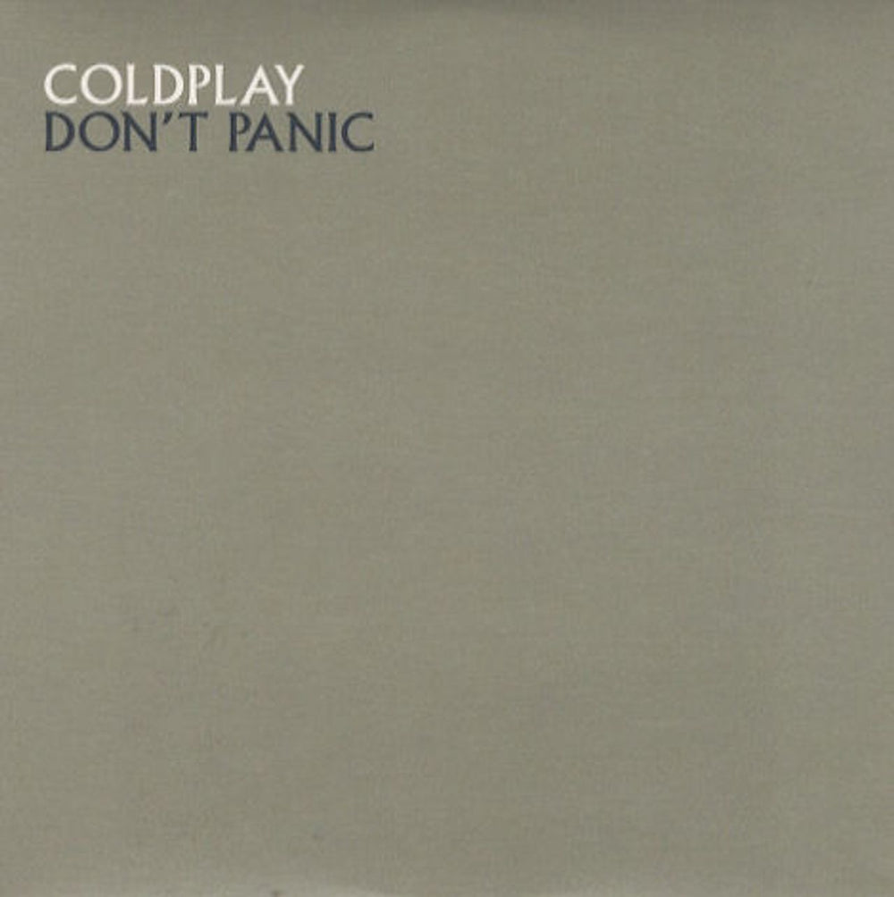 Coldplay Don't Panic UK Promo CD single (CD5 / 5") PANIC01