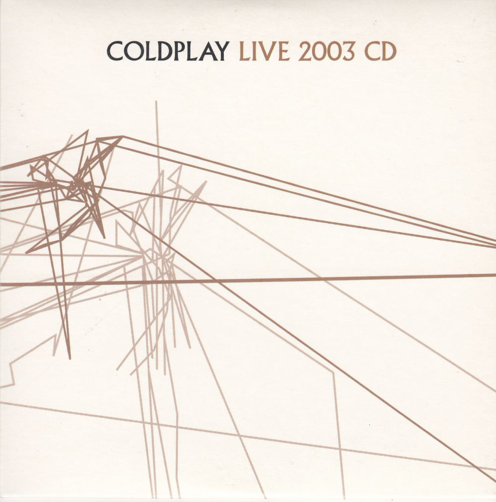 Coldplay Live 2003 CD UK Promo CD album (CDLP) CPLIVE2003