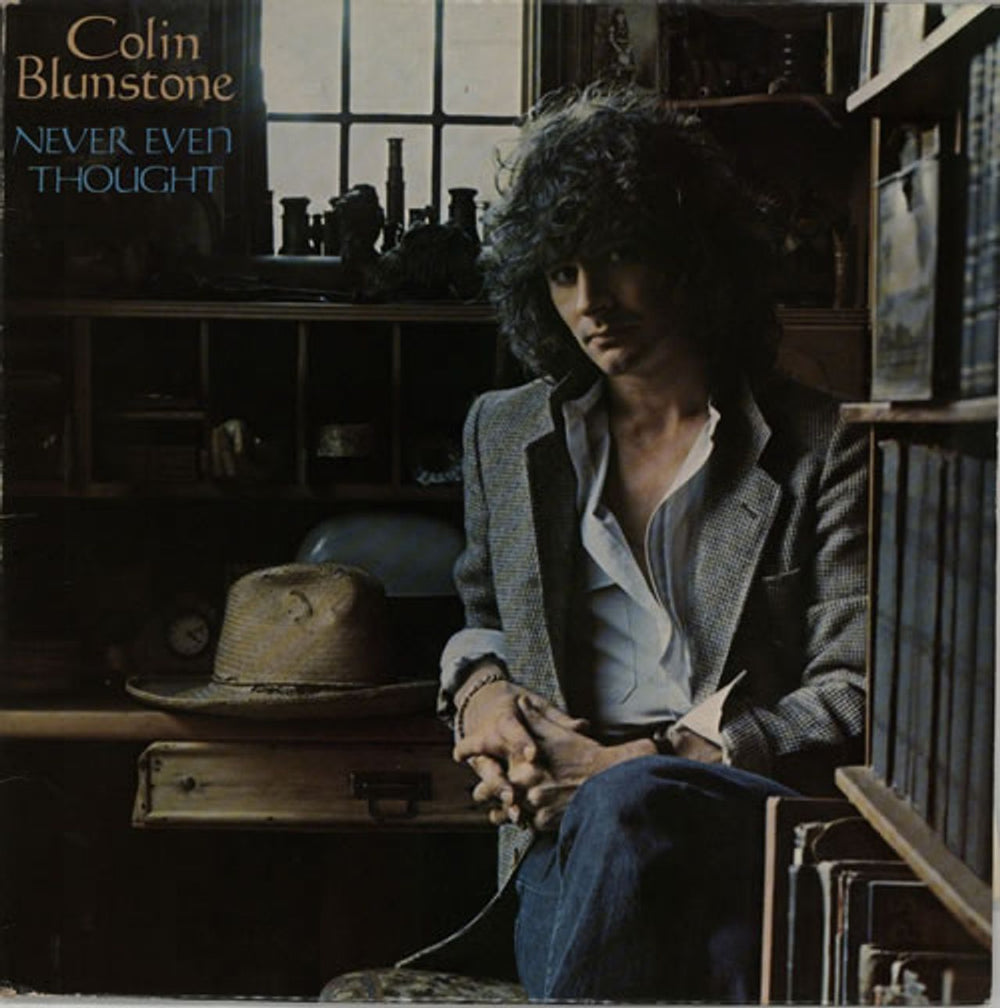 Colin Blunstone Never Even Thought + Lyric Insert UK vinyl LP album (LP record) EPC82835