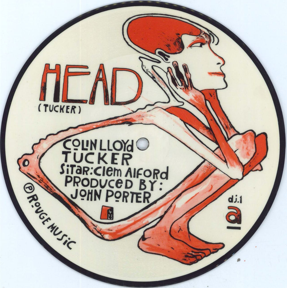 Colin Lloyd-Tucker Head / Sex Slave UK 7" vinyl picture disc (7 inch picture disc single) DJ.1
