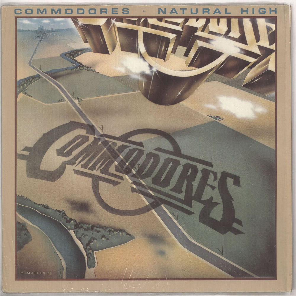 Commodores Natural High German vinyl LP album (LP record) 1C06460942