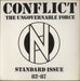 Conflict Standard Issue 82~87 UK vinyl LP album (LP record) LPMORT40