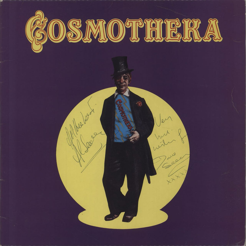 Cosmotheka Cosmotheka - Autographed UK vinyl LP album (LP record) DAM008