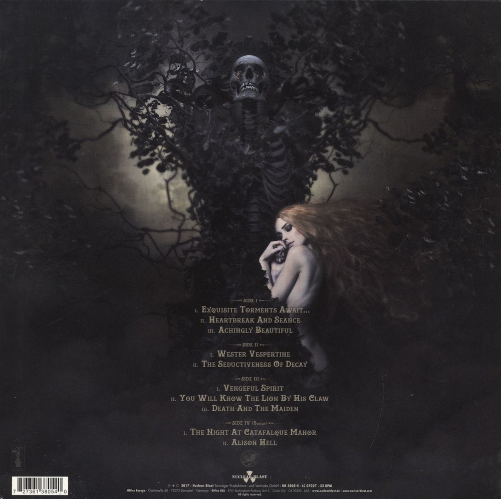 Cradle Of Filth Cryptoriana - The Seductiveness Of Decay German picture disc LP (vinyl picture disc album) 727361380540