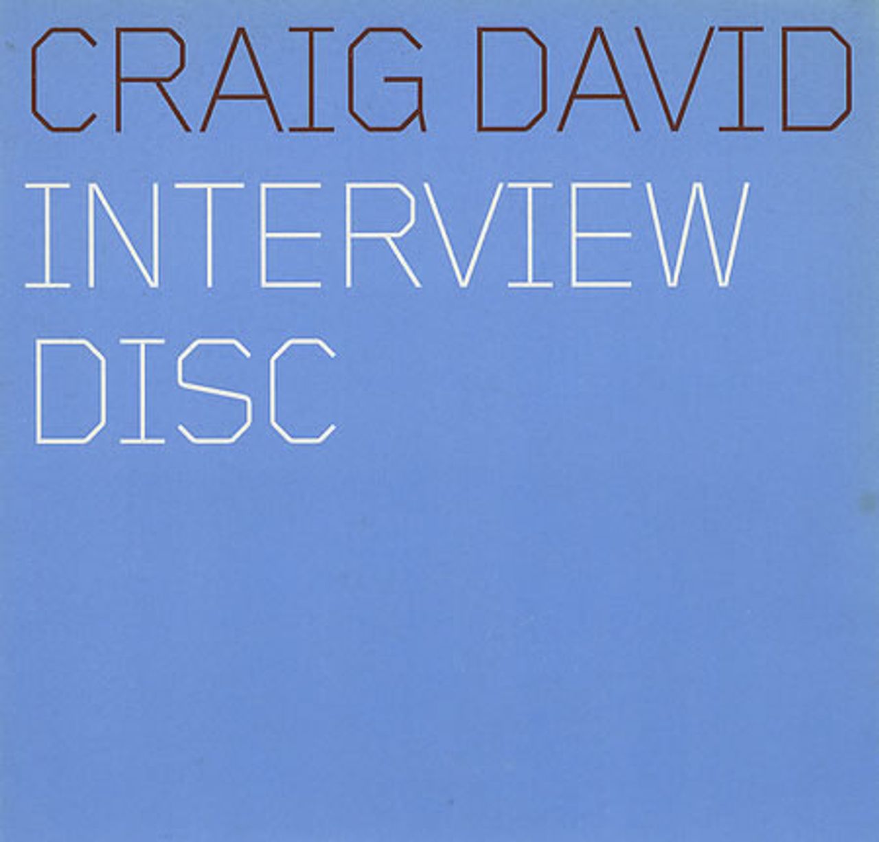 Craig David Interview European Promo CD album (CDLP) WWCRAIGDISC