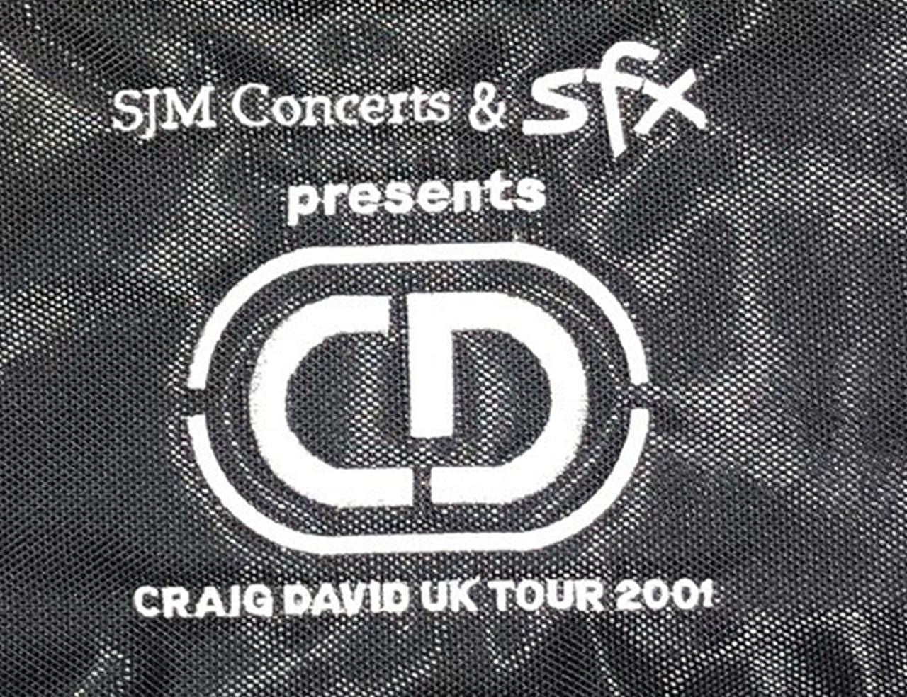 Craig David UK Tour 2001 - Messenger Bag UK memorabilia CDVMMUK729496