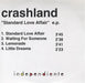 Crashland Standard Love Affair EP UK CD-R acetate CD-R ACETATE