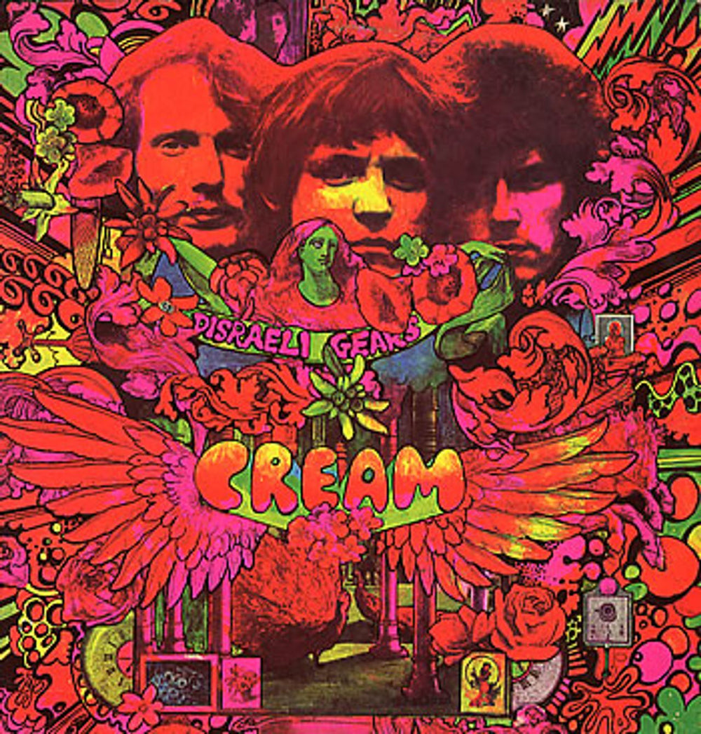 Cream Disraeli Gears - 3rd UK vinyl LP album (LP record) 594003