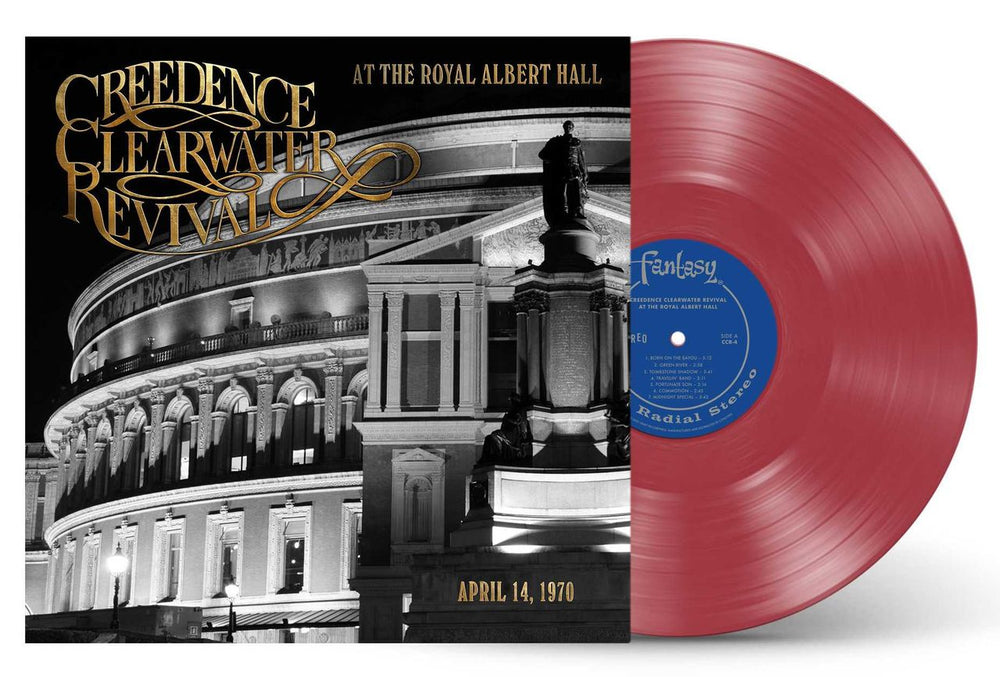 Creedence Clearwater Revival At The Royal Albert Hall - Red Vinyl - Sealed UK vinyl LP album (LP record) CR04347