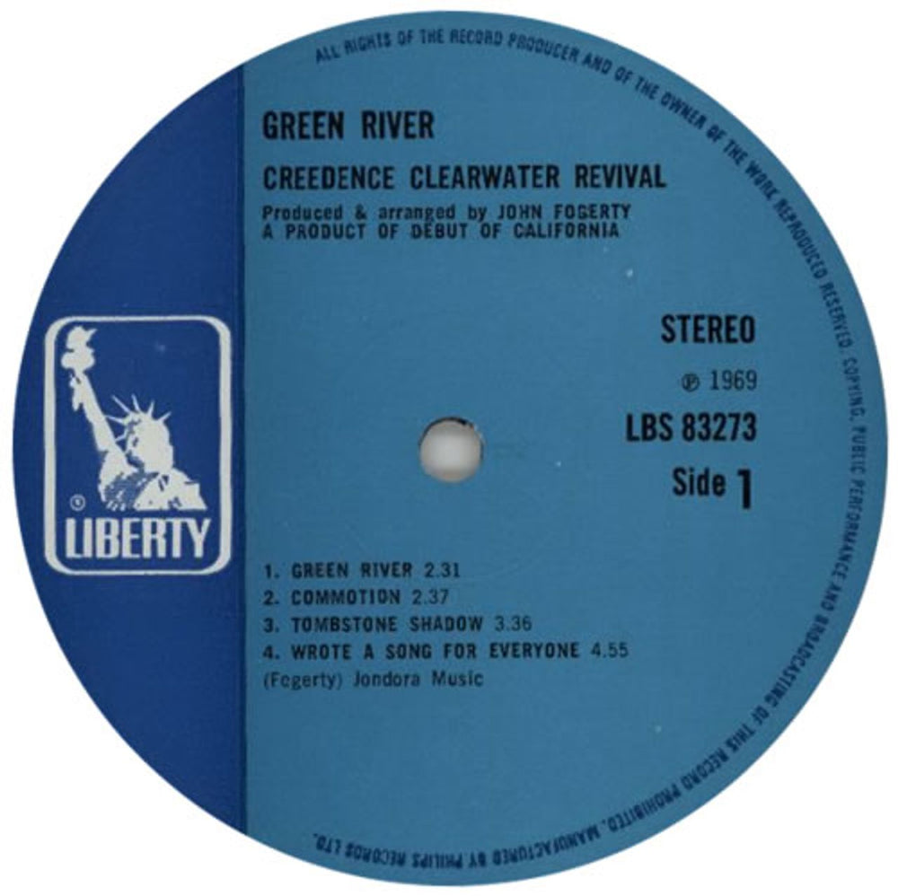 Creedence Clearwater Revival Green River - 1st UK vinyl LP album (LP record) CCLLPGR597326