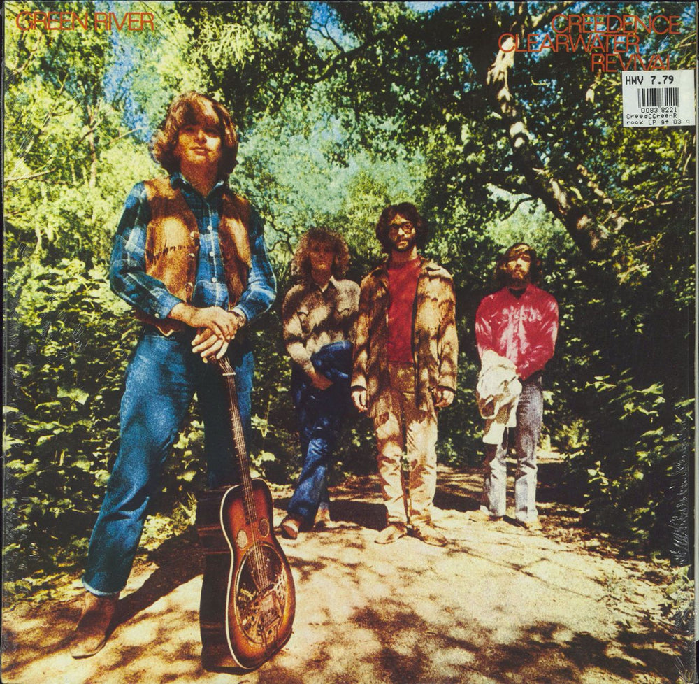 Creedence Clearwater Revival Green River - shrink German vinyl LP album (LP record) FACE503