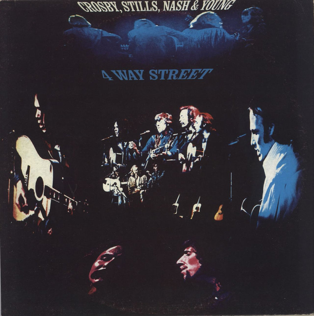 Crosby, Stills, Nash & Young 4 Way Street Italian 2-LP vinyl record set (Double LP Album) W60003