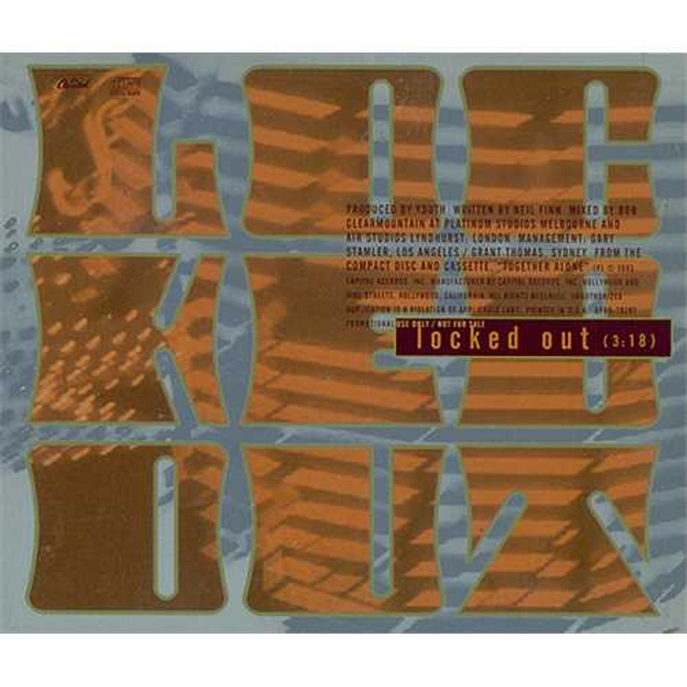 Crowded House Locked Out + Anthology US Promo 2 CD album set (Double CD) CRD2CLO25077