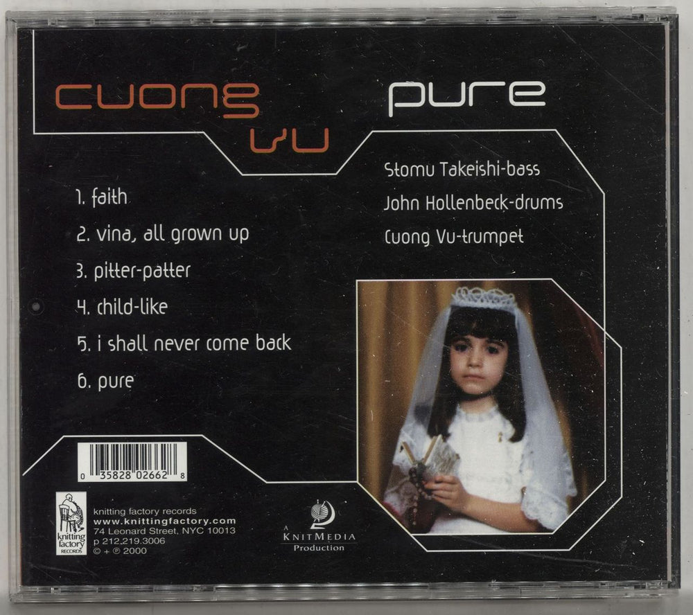 Cuong Vu Pure US CD album (CDLP) QVWCDPU697299