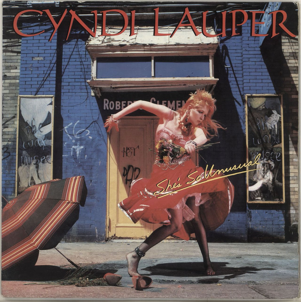 Cyndi Lauper She's So Unusual Hong Kong vinyl LP album (LP record) 253P-486