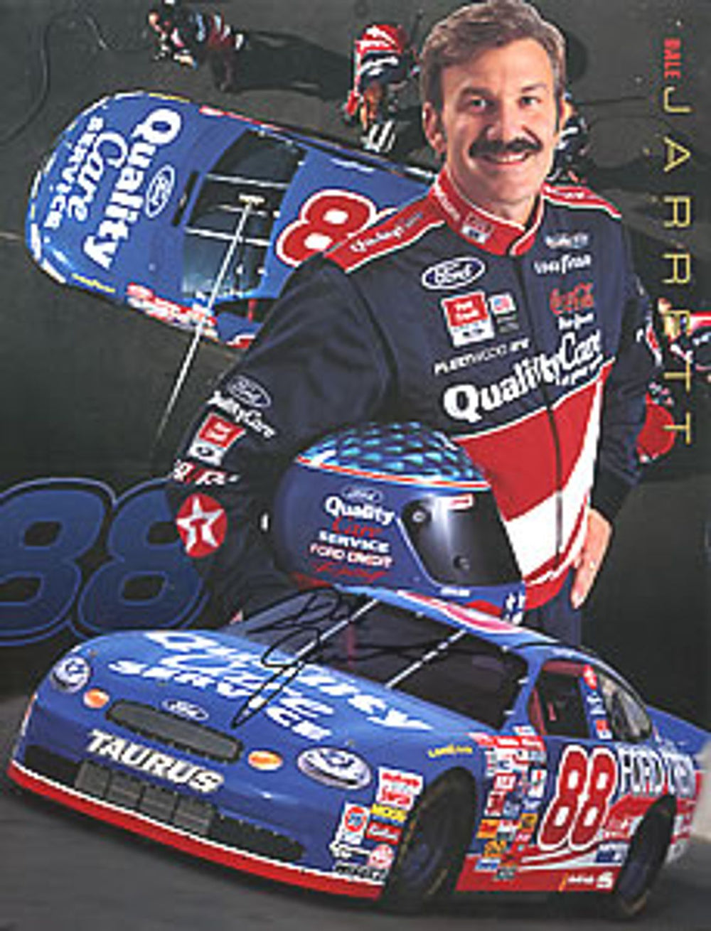 Dale Jarrett Autographed Counter Display US Promo display SIGNED DISPLAY