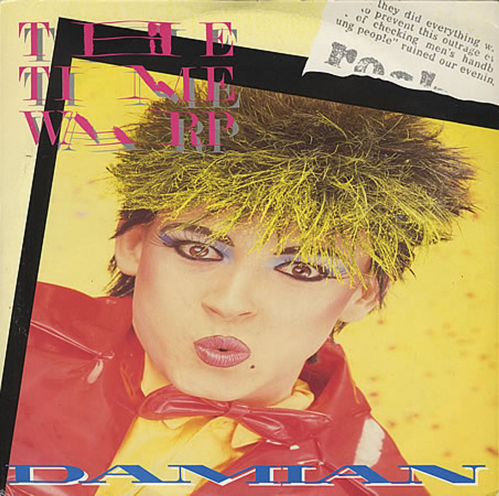 Damian The Time Warp UK 12" vinyl single (12 inch record / Maxi-single) EDITL3311