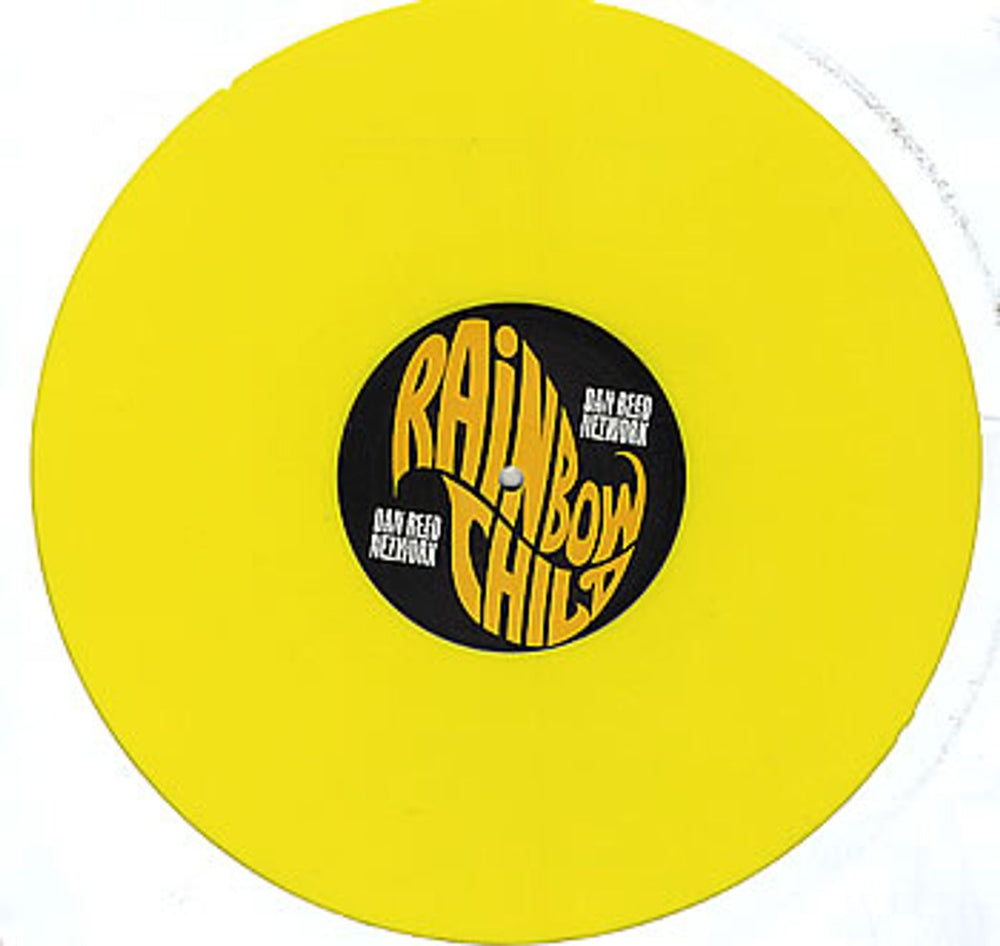 Dan Reed Network Rainbow Child - Yellow vinyl UK 12" vinyl single (12 inch record / Maxi-single) DRN12RA00586