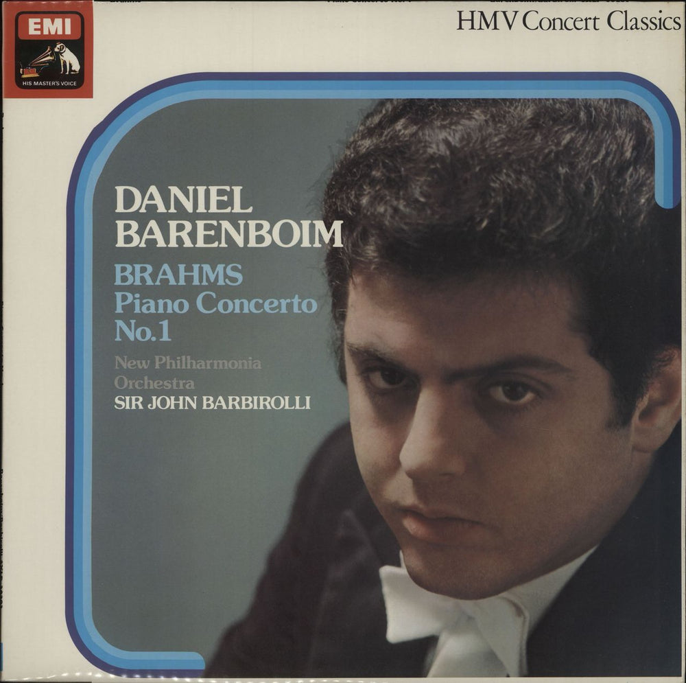 Daniel Barenboim Brahms: Piano Concerto No. 1 UK vinyl LP album (LP record) SXLP30283