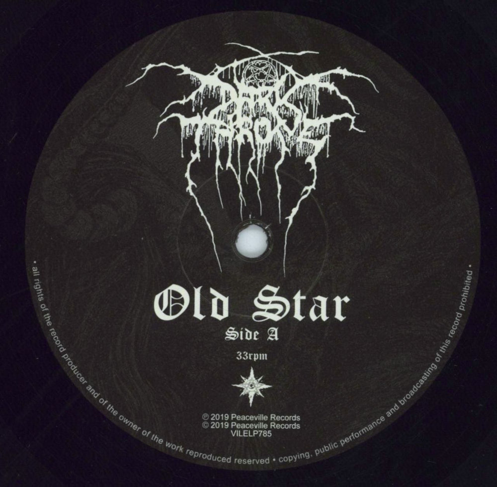 Darkthrone Old Star - 180g UK vinyl LP album (LP record) H4RLPOL816460