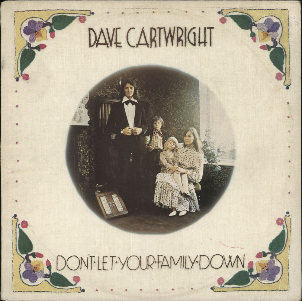 Dave Cartwright Don't Let Your Family Down UK vinyl LP album (LP record) TRA284