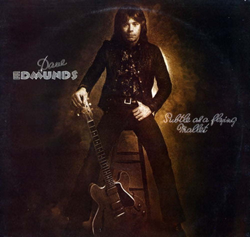 Dave Edmunds Subtle As A Flying Mallet UK vinyl LP album (LP record) PL25129