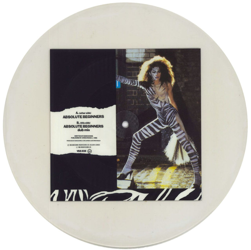 David Bowie Absolute Beginners - Uncut Picture Disc UK uncut picture disc (vinyl) BOWUNAB582202