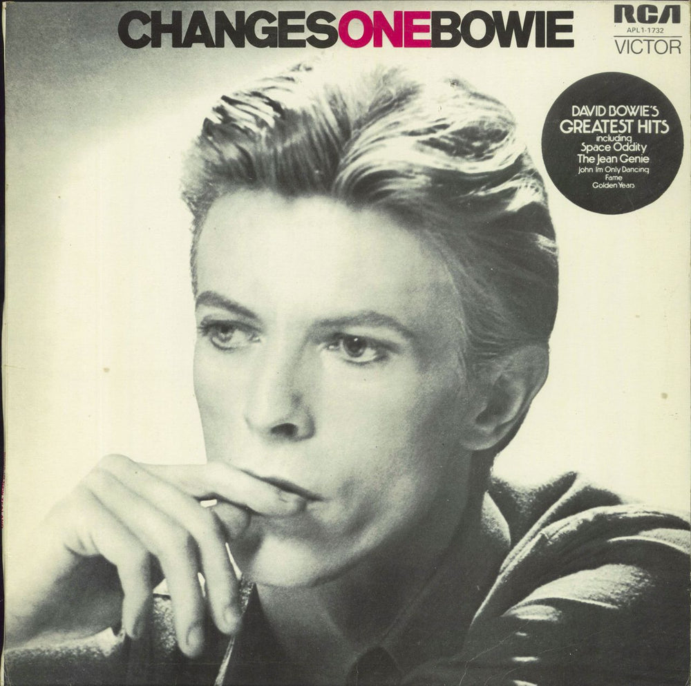 David Bowie ChangesOneBowie New Zealand vinyl LP album (LP record) APL1-1732