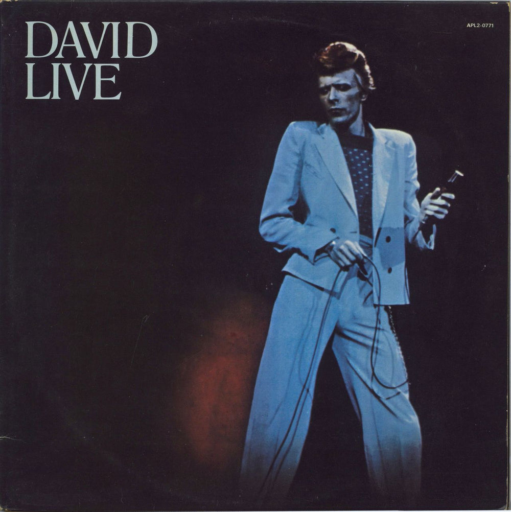 David Bowie David Live - Black Label - EX UK 2-LP vinyl record set (Double LP Album) APL2-0771