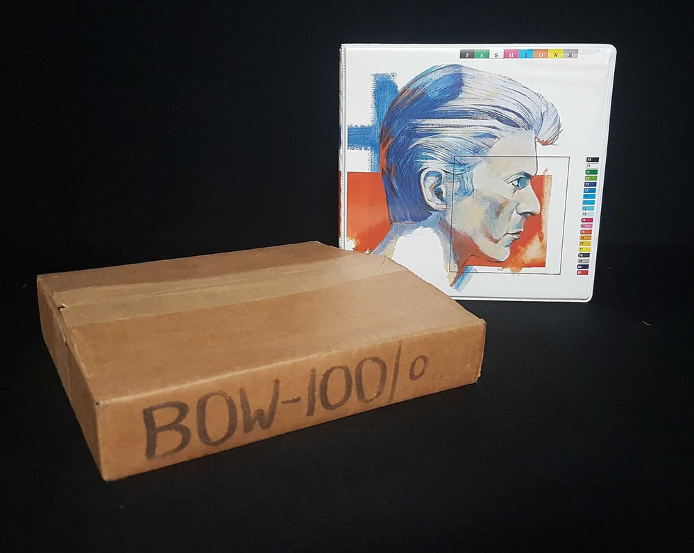 David Bowie Fashions + Mailing Box UK 7" vinyl picture disc (7 inch picture disc single) BOW100