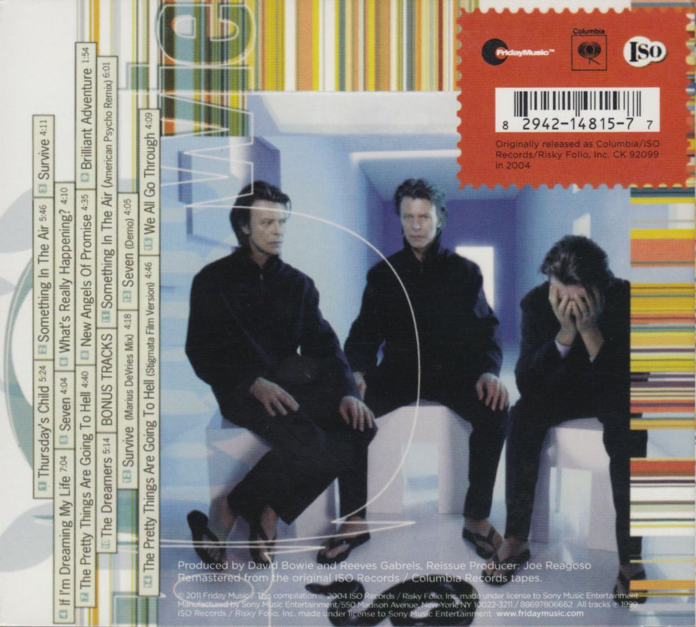 David Bowie Hours... The Collector's Edition US CD album (CDLP) BOWCDHO650552