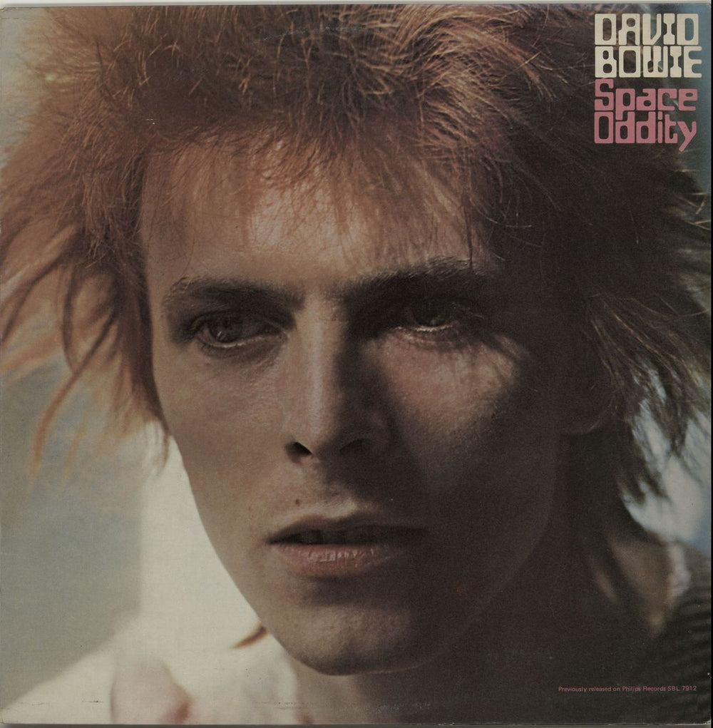 David Bowie Space Oddity - 1st + Inner - VG UK vinyl LP album (LP record) LSP-4813