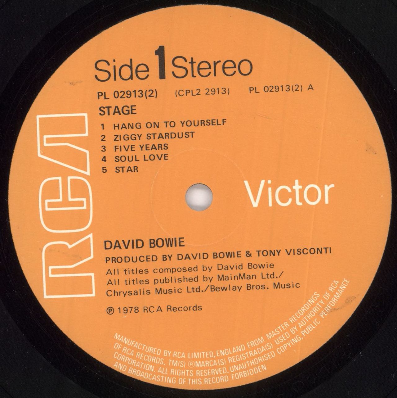 DAVID BOWIE·2枚組LPレコード“STAGE” - 洋楽