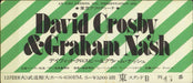 David Crosby & Graham Nash David Crosby Graham Nash + Ticket Stub Japanese tour programme C&NTRDA768930