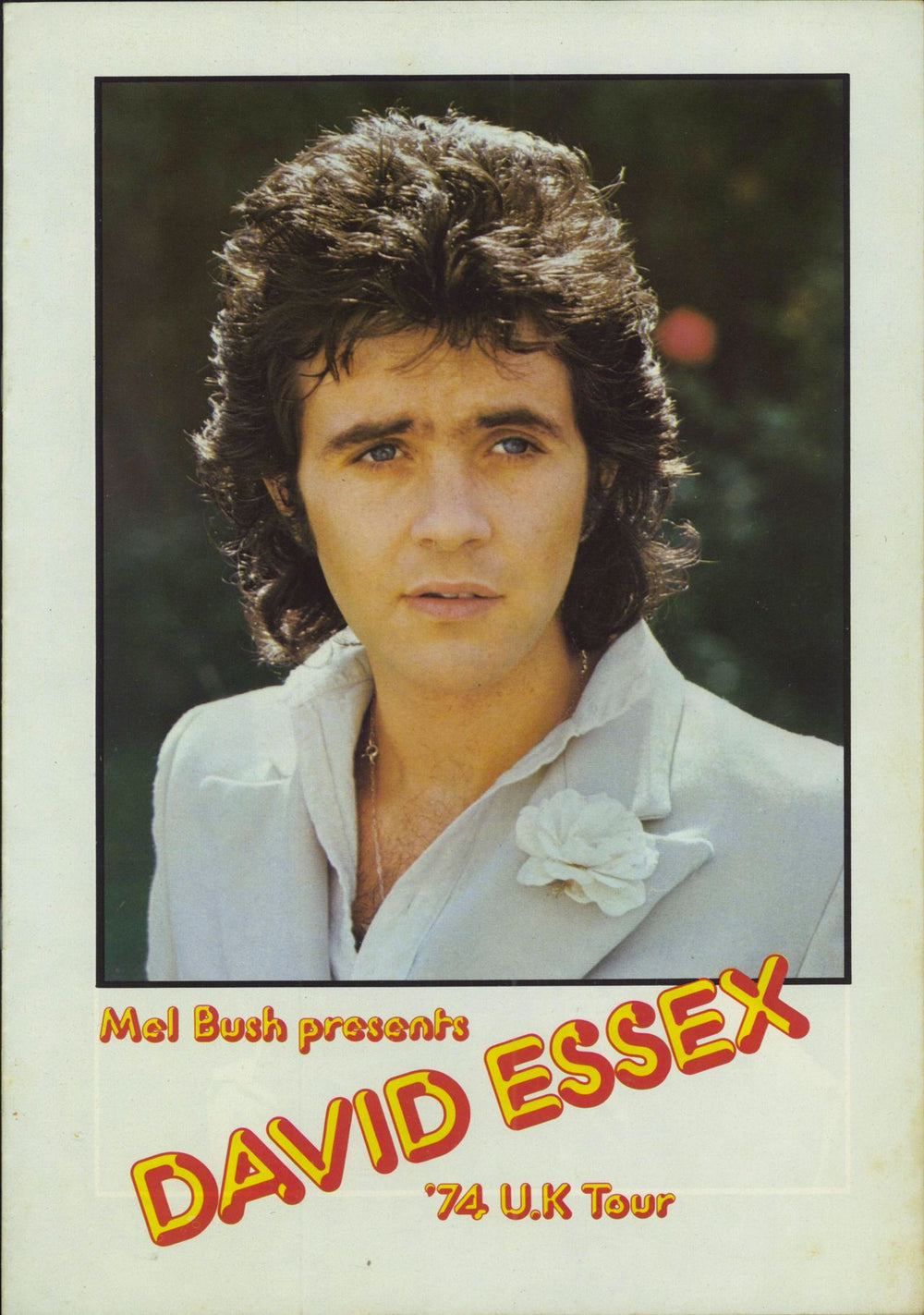 David Essex '74 UK Tour + ticket stub UK tour programme TOUR PROGRAMME