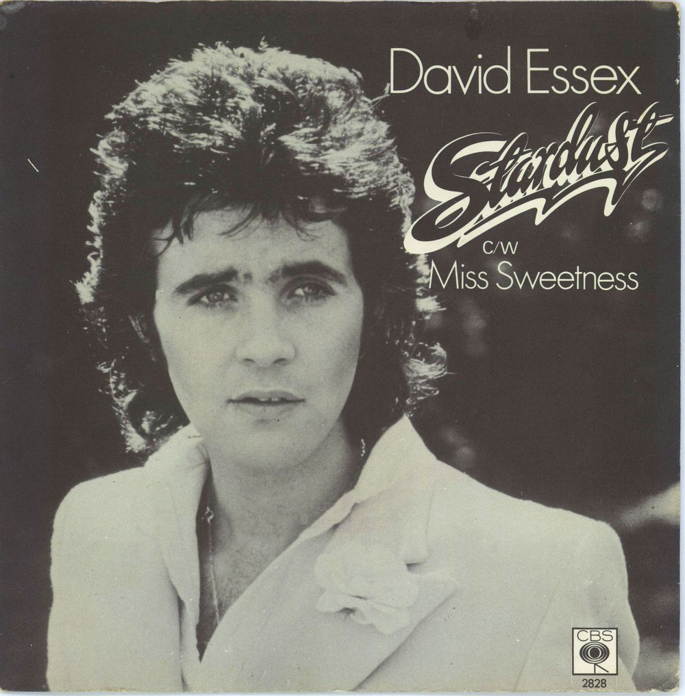 David Essex Stardust - Four Prong Centre - Picture Sleeve UK 7" vinyl single (7 inch record / 45) CBS2828