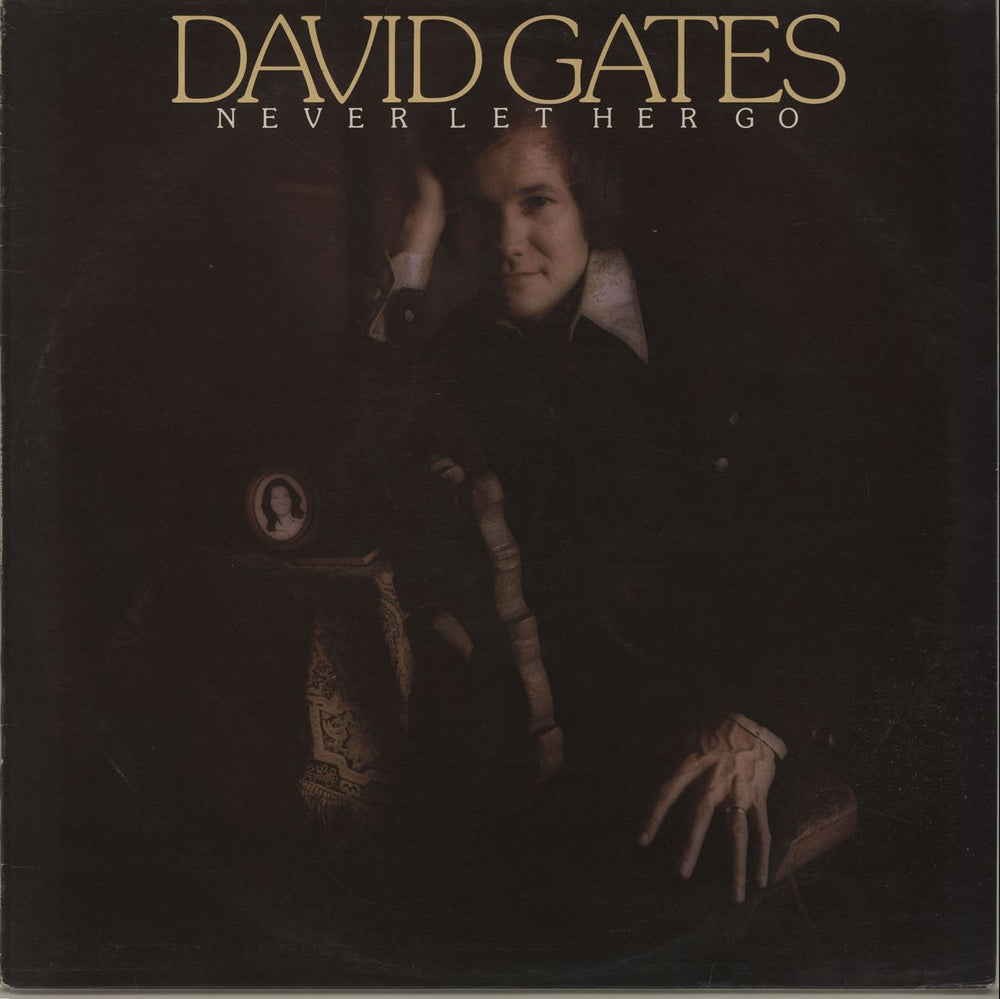 David Gates Never Let Her Go - Factory Sample UK vinyl LP album (LP record) K52012