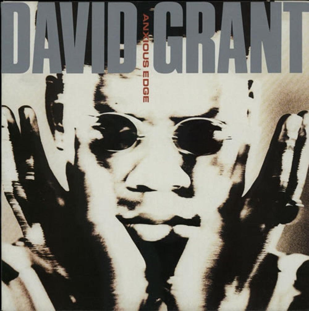 David Grant Anxious Edge UK vinyl LP album (LP record) BRLP552
