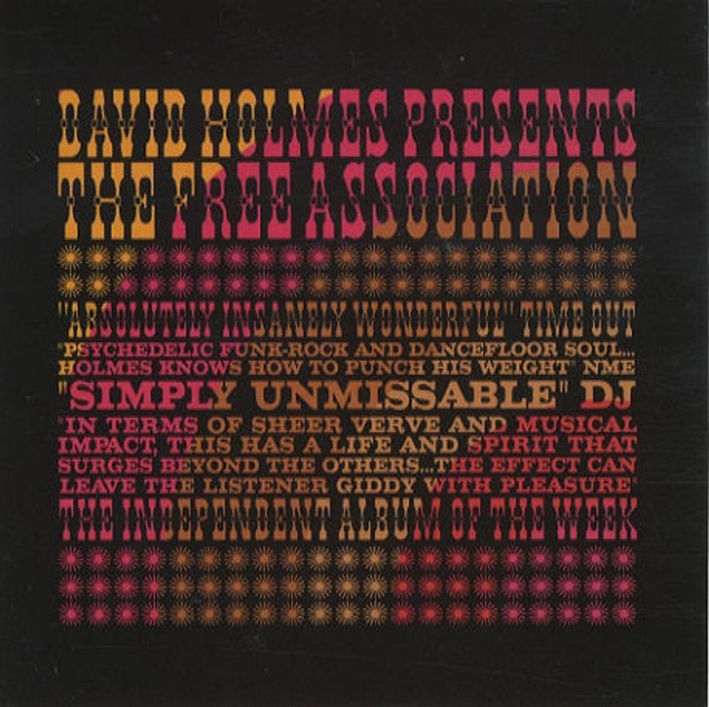 David Holmes Presents The Free Association UK Promo CD album (CDLP) FREECJ1