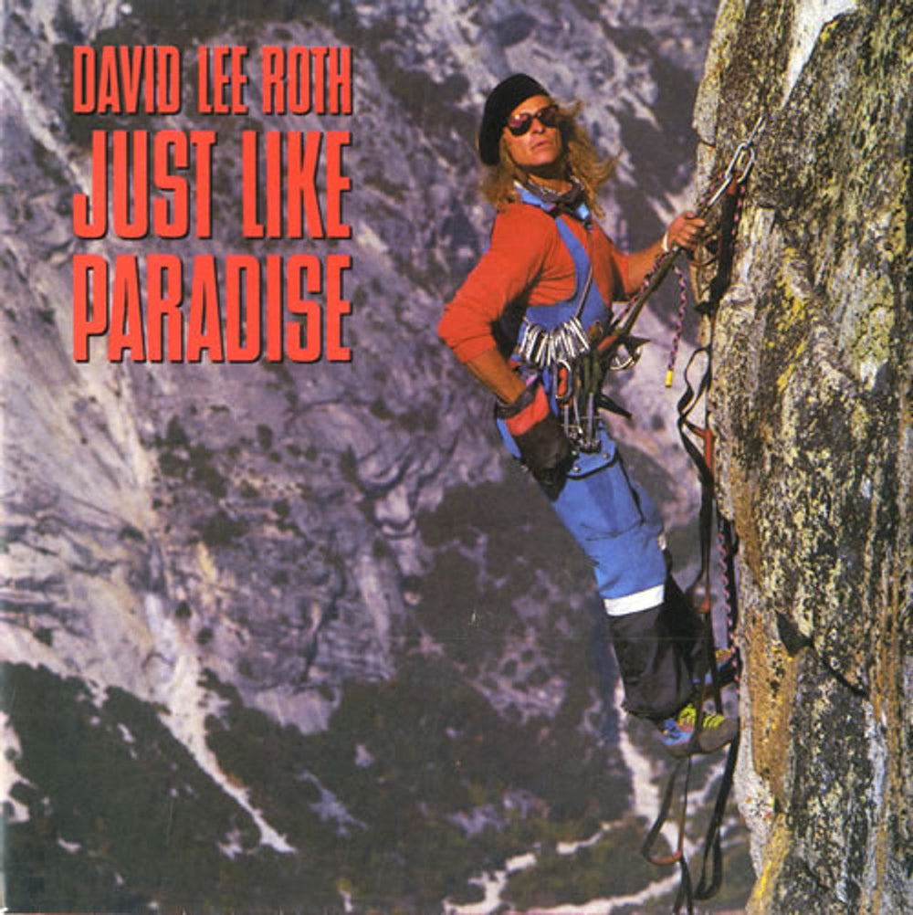 David Lee Roth Just Like Paradise UK 7" vinyl single (7 inch record / 45) W8119