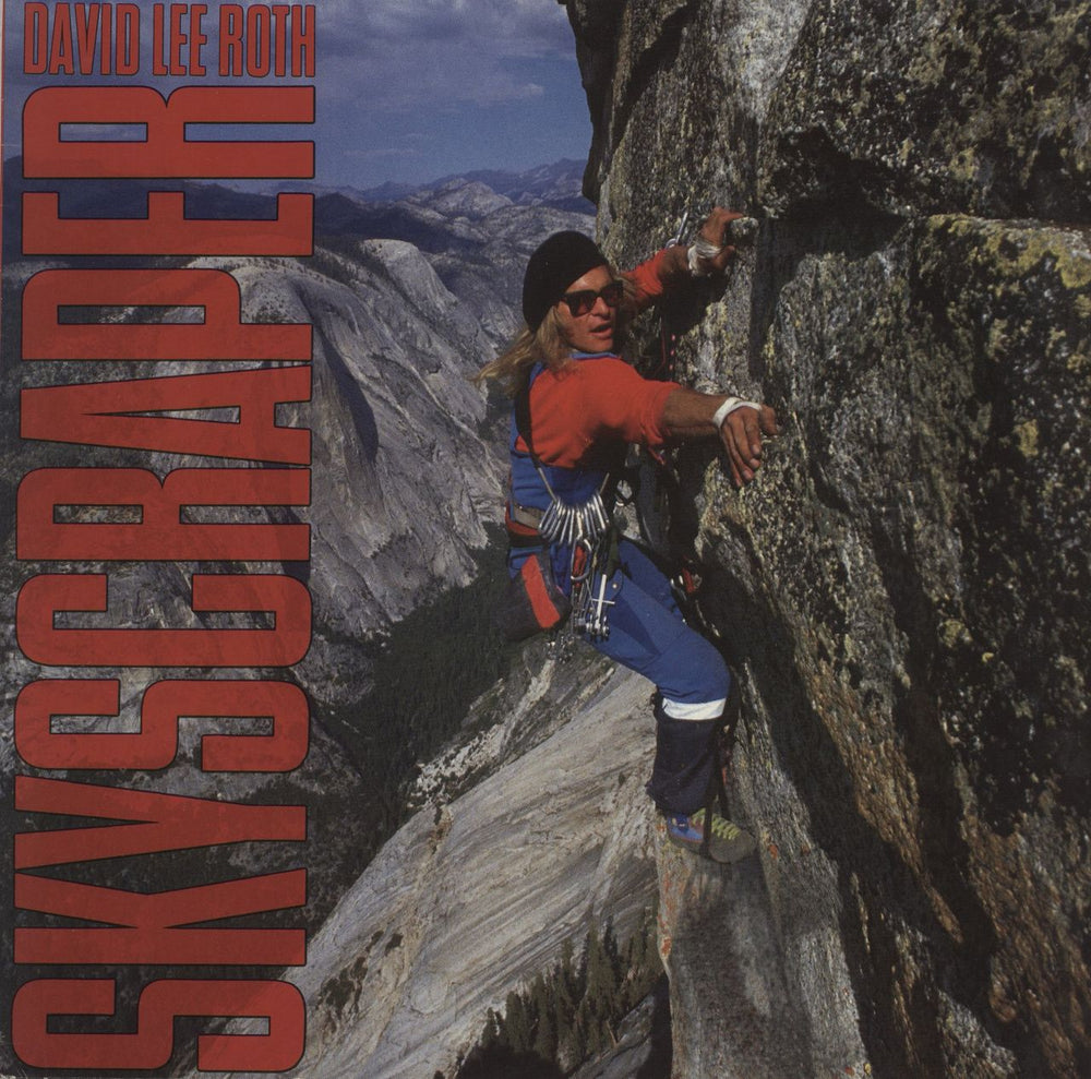 David Lee Roth Skyscraper UK vinyl LP album (LP record) WX140