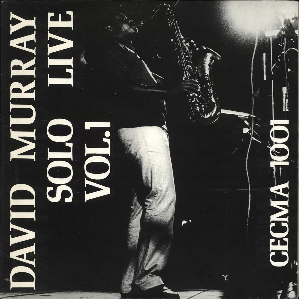 David Murray Solo Live Vol. 1 Italian vinyl LP album (LP record) CECMA1001