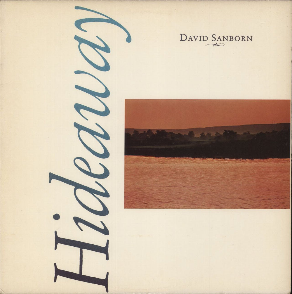 David Sanborn Hideaway US vinyl LP album (LP record) BSK3379