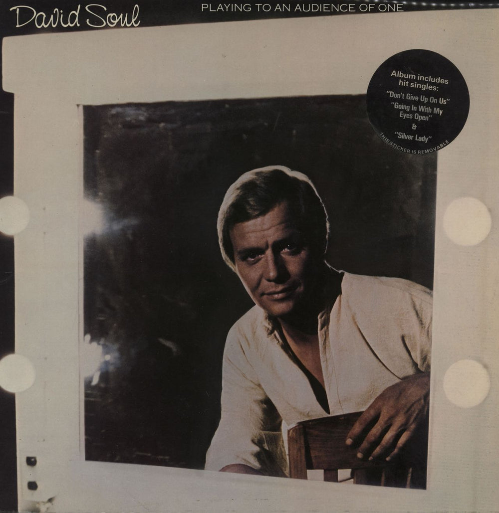 David Soul Playing To An Audience Of One UK vinyl LP album (LP record) PVLP1026