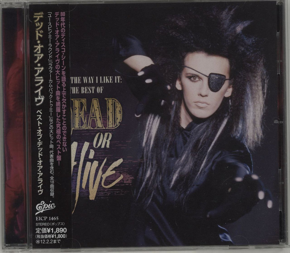 Dead Or Alive That's The Way I Like It: The Best Of Japanese CD album (CDLP) EICP-1465