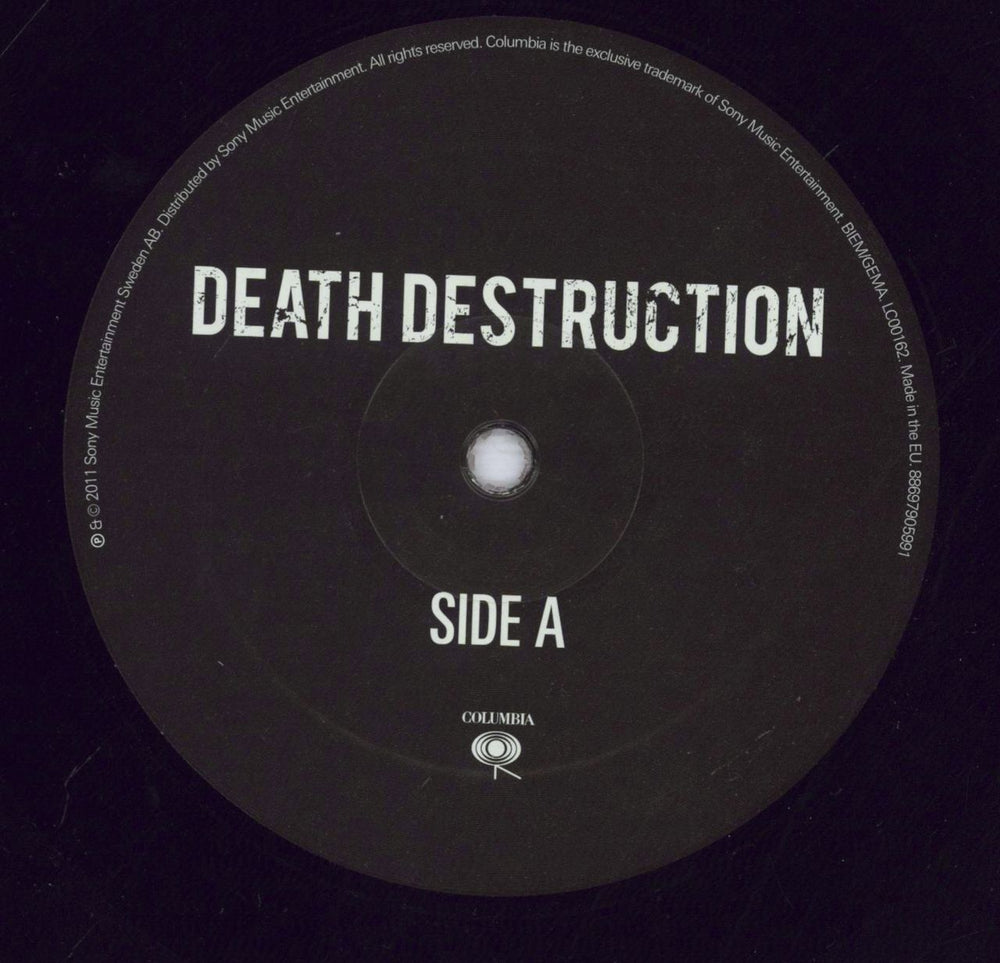 Death Destruction Death Destrution UK vinyl LP album (LP record) 6FQLPDE832216